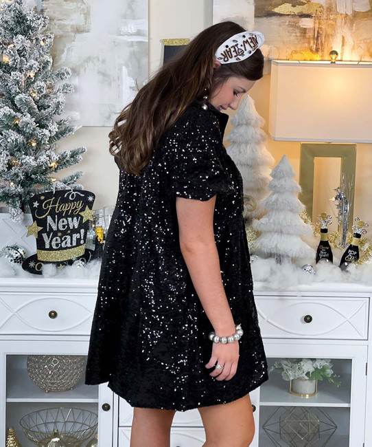 sequin christmas dress